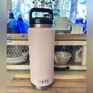 Yeti Rambler Water Bottle Ice Pink